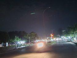 Lampu Jalan dan Trotoar di KM 10 Tualang Padam, Potensi Ganggu Keamanan dan Aktivitas Warga