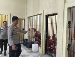 Kapolres Kampar ‘Blusukan’ di Pagi Hari, Pastikan Tahanan Sehat, Petugas Siaga Jaga Keamanan!