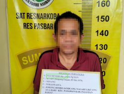 Satresnarkoba Polres Pasaman Barat Ringkus Pengedar Sabu-Sabu di Nagari Lingkuang Aua Baru