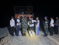 Kali Ini di Desa Sungai Potai, Satu Pelaku Berhasil Diamankan Saat Razia Galian C Oleh Polisi dan TNI 