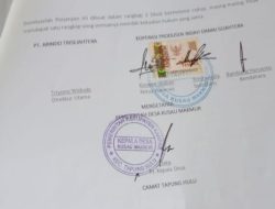 Masyarakat Kecewa Pj Kades Jaka, Tandatangani Perjanjian Kerjasama PT Arindo Trisejahtera dengan Koperasi Produsen Indah Damai Sejahtera Tanpa Musdes.
