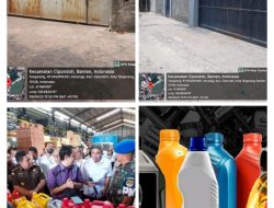 Gudang Diduga Memproduksi Ol Palsu di Wilayah Cipondoh–Pinang.