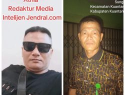 Wartawan Media Intelijen Jenderal.com Disekap dan Diintimidasi Saat Meliput Aktivitas Tambang Emas Ilegal di Kuantan Singingi
