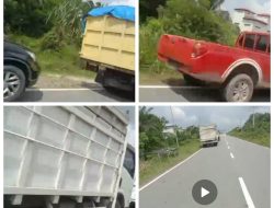 Disebut Capai Lima Unit Truk Angkut Kayu Ilegal Diduga Milik H.pajri, Kini Dua Unit Diduga Diamankan di Teluk Meranti, Oknum Ikut Disorot