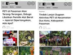 Diduga PETI di Duo Koto Masih Beroperasi, Alat Berat Hanya Diganti Merek : Publik Soroti Sikap Aparat
