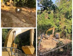 Bukit Betabuh Diduga Jadi Sarang PETI, Excavator Sumitomo, Hitachi dan Liugong Disebut Beroperasi