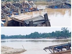Ratusan PETI di Sungai Kuantan Kian Menggila, Warga Soroti Dugaan Pembiaran di Wilayah Hukum Polsek Cerenti