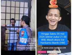 Diketahui Foto Berada Didalam Sel, Namun Setiap Live TikTok Ditempat Berbeda Hingga Akhir Mei, Hukum Dipermainkan