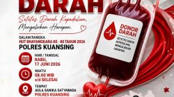 Sambut HUT Bhayangkara ke-80, Polres Kuansing Gelar Bakti Sosial Donor Darah dan Bagikan Sembako Gratis