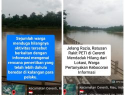 Jelang Razia, Ratusan Rakit PETI di Cerenti Mendadak Hilang dari Lokasi, Warga Pertanyakan Kebocoran Informasi
