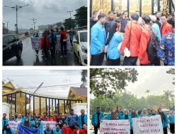 Mahasiswa Riau Gelar Aksi di DPRD, Soroti Tekanan Ekonomi hingga Transparansi Anggaran
