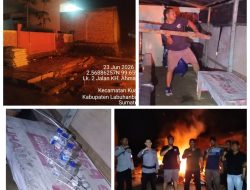 Usai Viral, Polisi Tertibkan dan Musnahkan Barak Diduga Tempat Penyalahgunaan Narkotika.