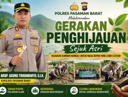 Polres Pasaman Barat Hijaukan Bekas Tambang Galian C, Wujud Nyata Kepedulian terhadap Lingkungan