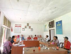 Camat Mandrehe Barat Pimpin Rapat Pemantapan Persiapan HUT ke-81 Kemerdekaan RI