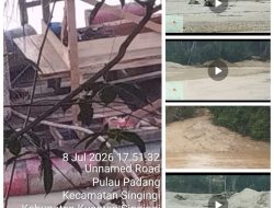 Tim Wartawan Tindak Lanjuti Laporan Warga, Temukan Puluhan Rakit PETI Beroperasi di Pulau Padang