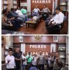 Kapolres Pasaman Sambut Silaturahmi PBTS, Tegaskan Terbuka Terima Kritik dan Informasi dari Media