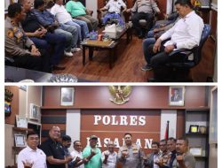 Kapolres Pasaman Sambut Silaturahmi PBTS, Tegaskan Terbuka Terima Kritik dan Informasi dari Media