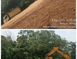 Penggalian Tanah Urug Skala Besar di Beringin Taluk Jadi Sorotan, Kanit Tipidter Polres Belum Beri Tanggapan