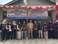 Tuntaskan Pengabdian di Inuman, Mahasiswa KKN UIN Suska Riau Pamit kepada Ketua DPD PPWI Riau