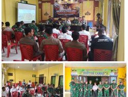 Tim Mabes TNI Perkuat Pencegahan Karhutla di Tanah Putih Tanjung Melawan