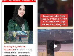 Bukan Isu Baru Polemik Kafe Remang-remang Memanas, DPRD Kuansing Siapkan RDP Bersama OPD Terkait