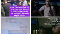 SP2HP Terbit Usai Polemik 24 Hari Laporan di Polres Kuansing Kejadian di Sekretariat DPC GRANAT