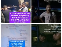 SP2HP Terbit Usai Polemik 24 Hari Laporan di Polres Kuansing Kejadian di Sekretariat DPC GRANAT