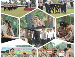 Kapolres Kuansing Pimpin Sertijab Tujuh Pejabat Polres Kuansing 
