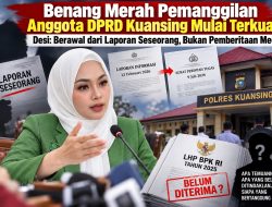 Benang Merah Pemanggilan Anggota DPRD Kuansing Mulai Terkuak, Desi: Berawal dari Laporan Seseorang, Bukan Pemberitaan Media