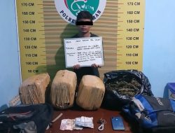 Polres Pasaman Gagalkan Peredaran 23 Kg Ganja di Bonjol, Dua Pria Diamankan