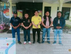 Kapolsek Kuantan Tengah Sambut GRANAT Kuansing, Siap Perkuat Sinergi Cegah Narkotika