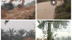 Aktivitas PETI di Pintu Gobang Kari, Alat Berat Hitachi dan Dua Rakit Mesin Robin Terpantau di Lokasi