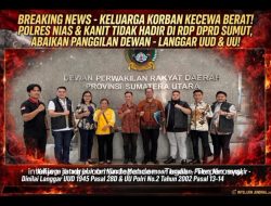 RATAkAN LAW FIRM Bersama Keluarga Korban Datangi DPRD Sumut, Desak Polres Nias Dipanggil Kembali Terkait Mangkirnya RDP