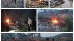 Polsek Kuantan Tengah Musnahkan 11 Unit Peralatan PETI di Desa Kampung Baru Sentajo