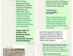 Camat Sentajo Raya Sebut PETI Pulau Kopuang Sudah Berhenti, Narasumber Ungkap Dugaan Lokasi Lain