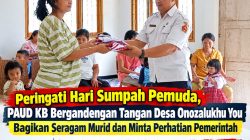 Peringati Hari Sumpah Pemuda, PAUD KB Bergandengan Tangan Bagikan Seragam Murid dan Harapkan Perhatian Pemerintah